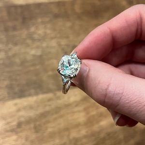 Large Rhinestone Cocktail Ring